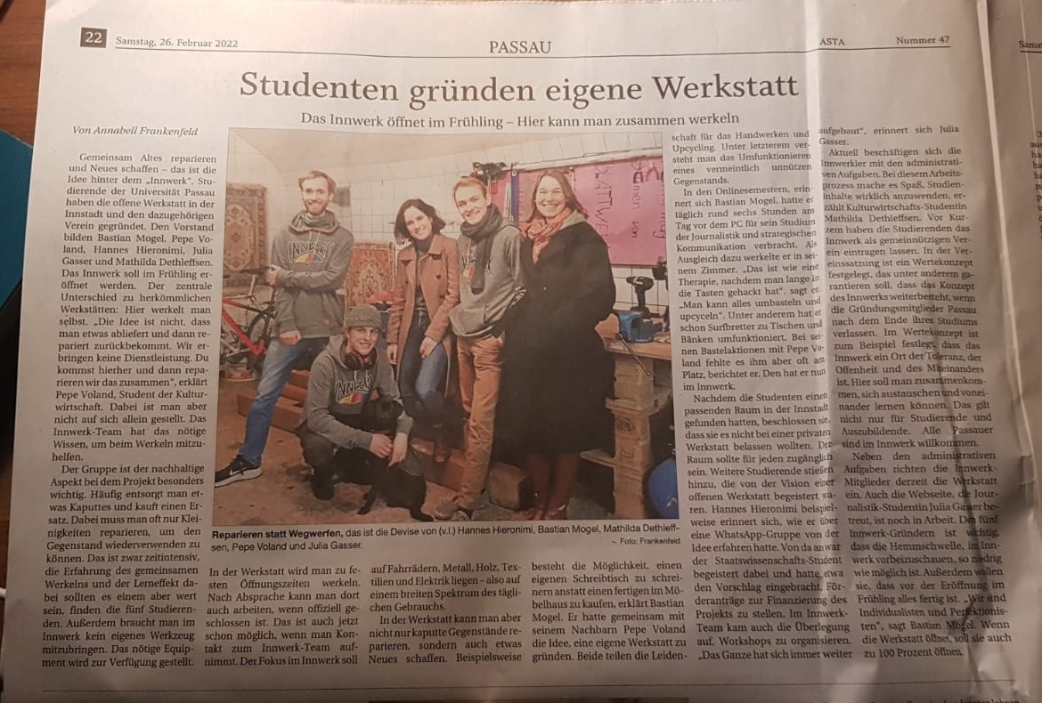 Das INNWERK ist in der PNP